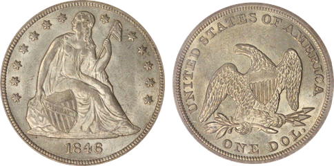 1846 MS63 PCGS