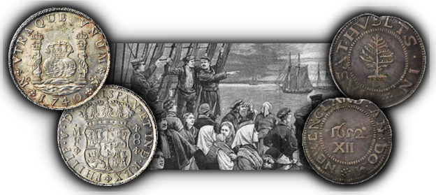 new header for early american coins