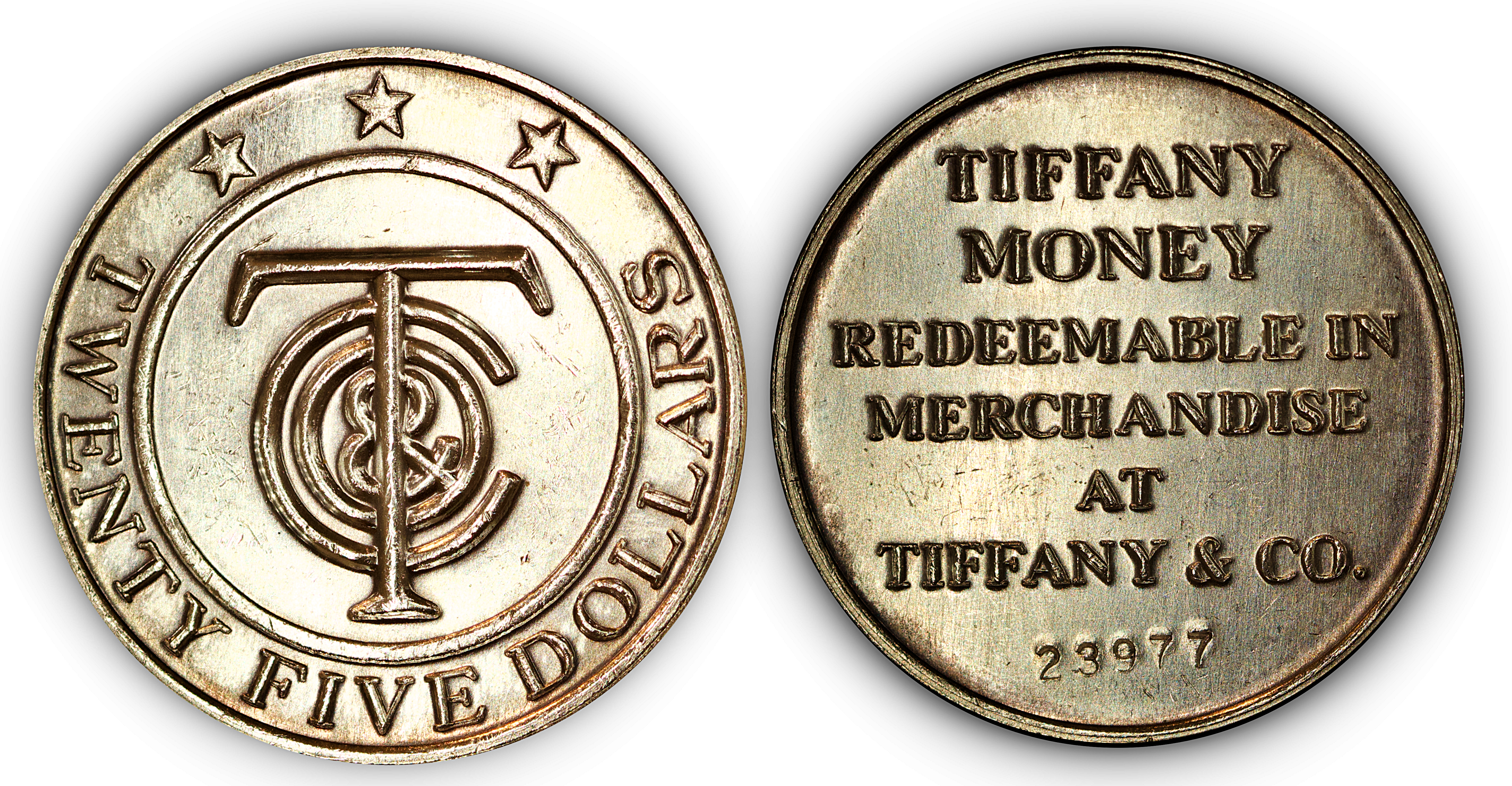 Tiffany Co. Tiffany Money Sterling 25 Dollar Coins One Pouch Ebay 52023 184 for 2 or 92 each