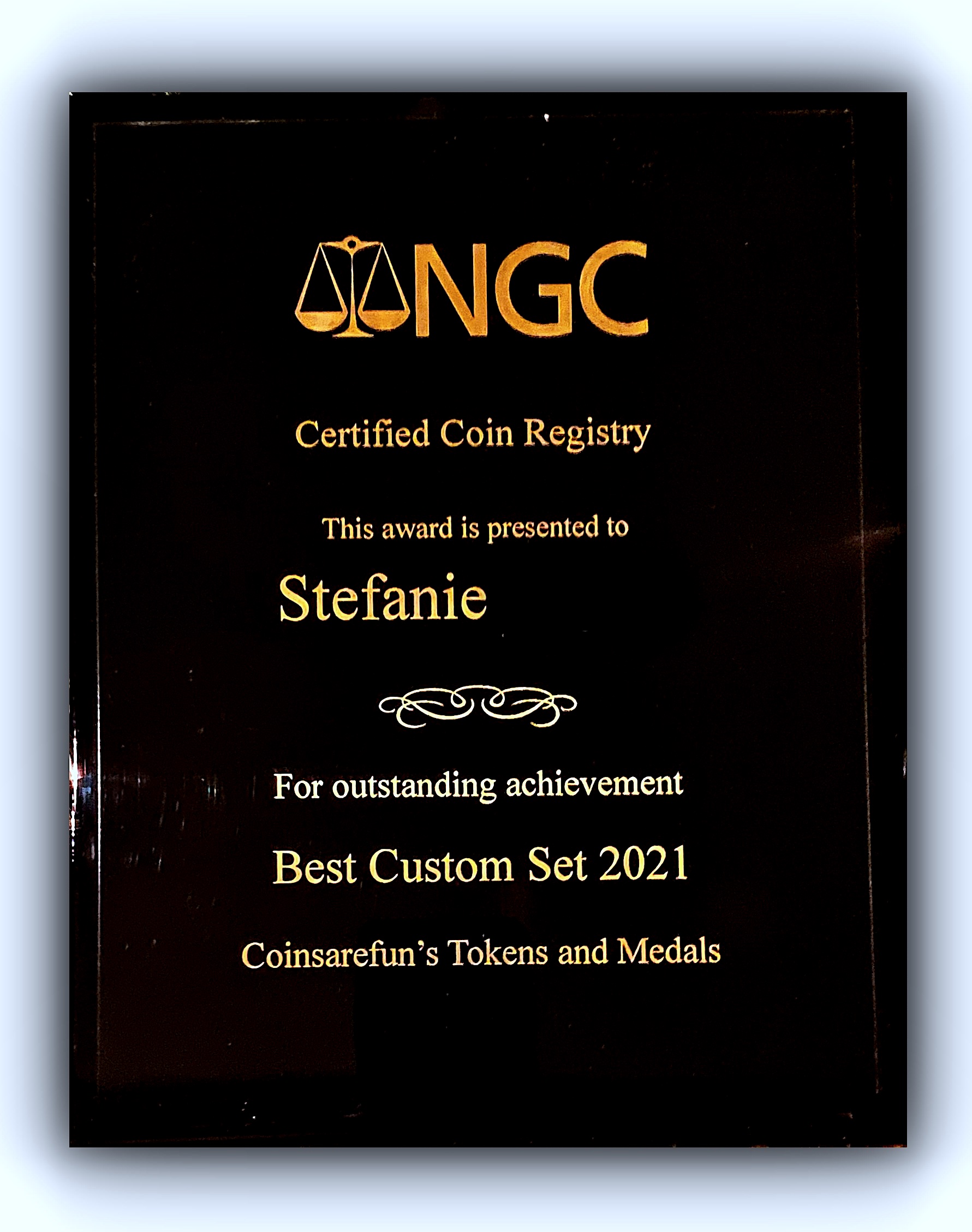 coinsarefun award by NGC 2021 copy